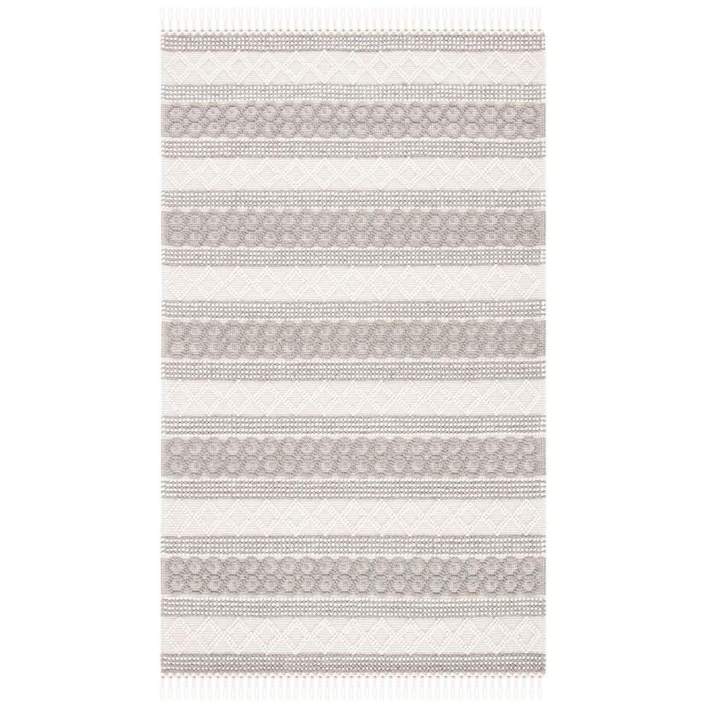Natura NAT859 Hand Woven Indoor Accent Rug - Ivory/Grey - 3'x5' - Safavieh