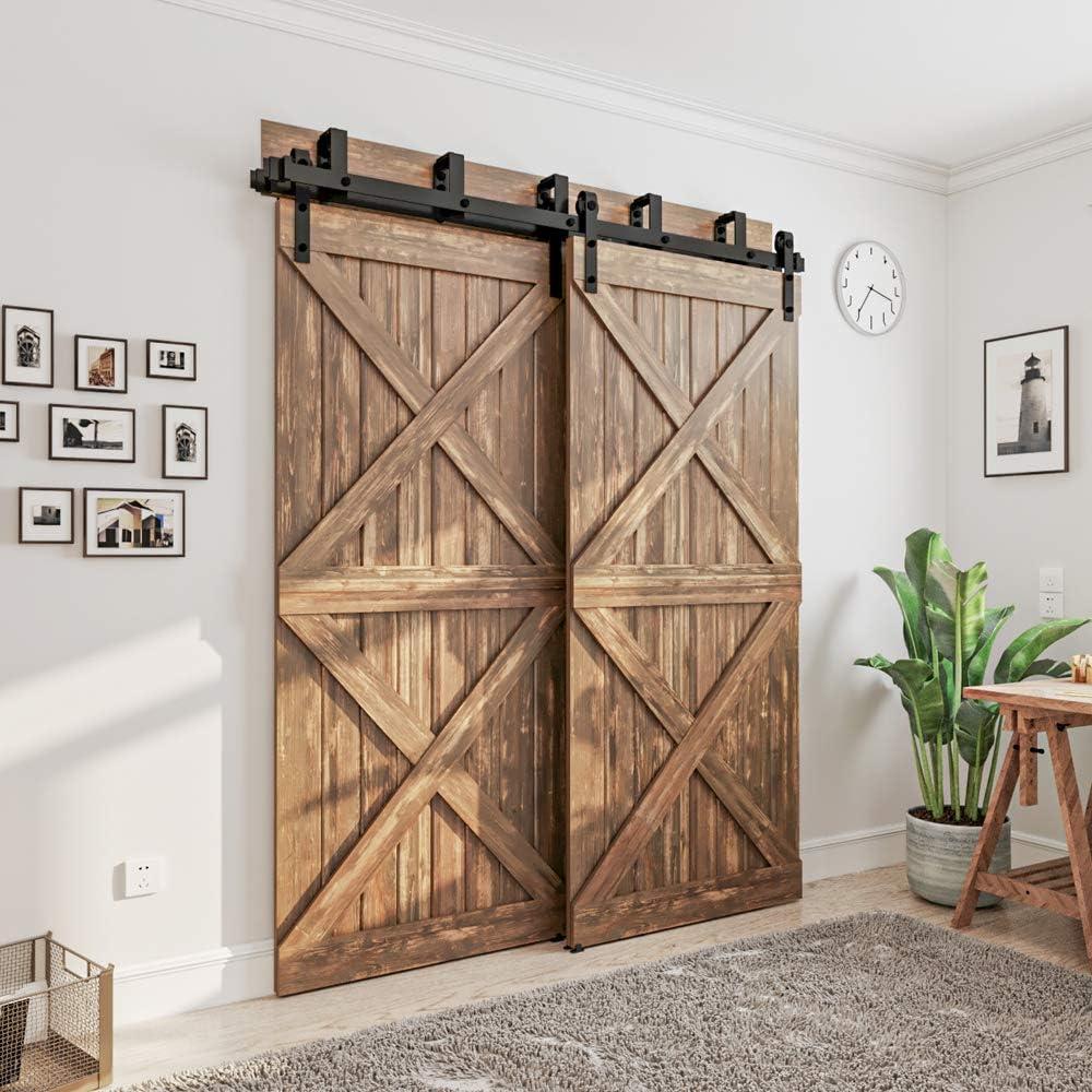 Lazio Sliding Standard Double Barn Door Hardware Kit