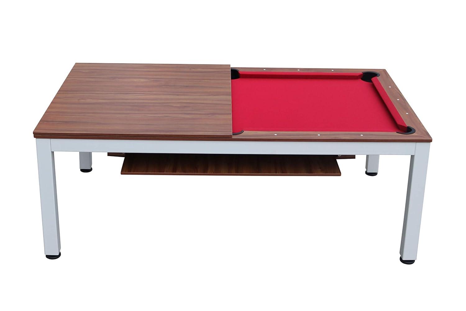 Playcraft Playcraft Glacier 7' Pool Table with Dining Top and Steel Legs
