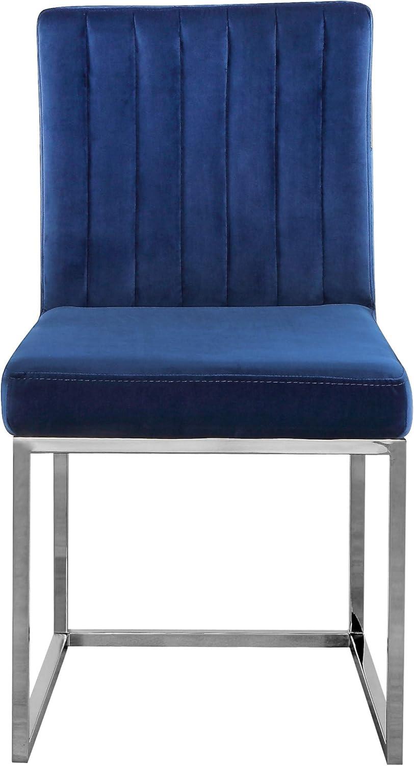 Meridian Furniture Giselle Navy Velvet Dining Chair (Set of 2)