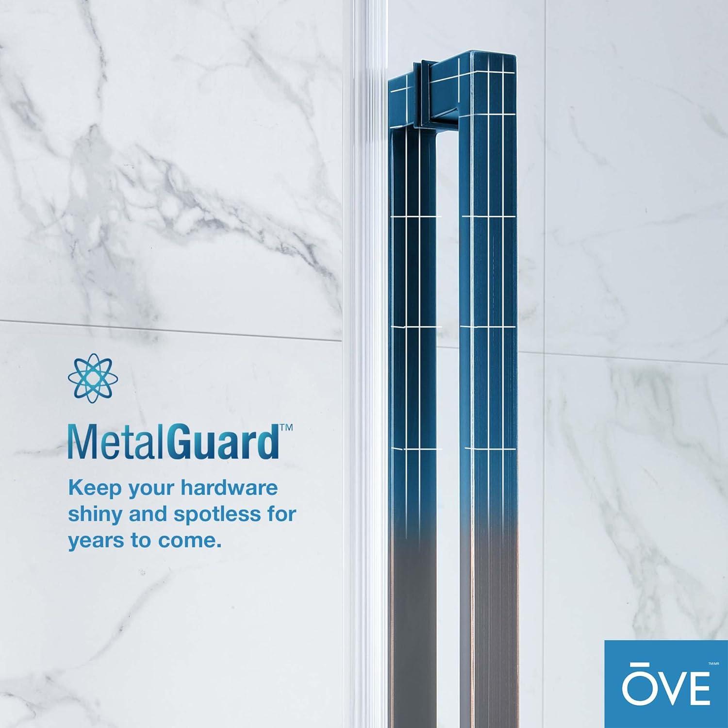 OVE Decors Bel Soft Close 60" x 78" Frameless Sliding Soft Close Shower Door