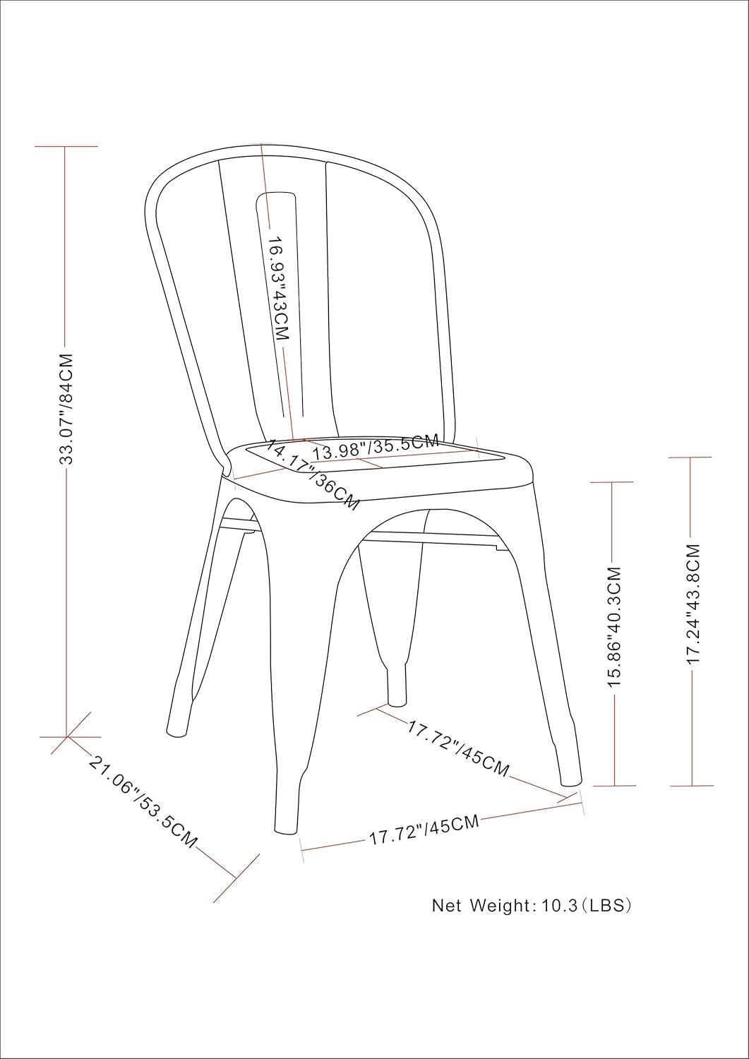 Distressed White Metal Upholstered High Slat Side Chair