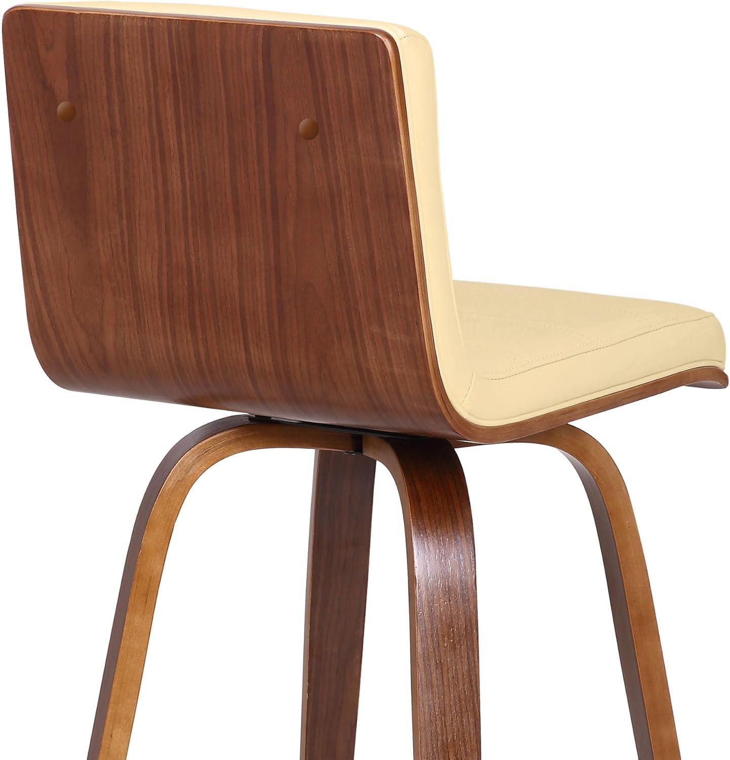 Hiram Solid Wood Swivel Bar & Counter Stool