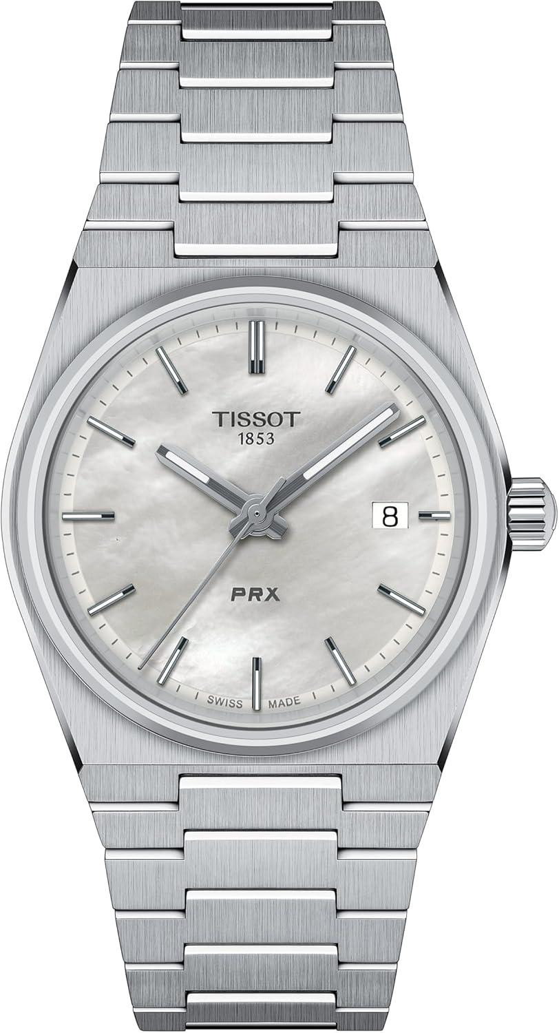 Tissot PRX 35mm Quartz Mother of Pearl Dial Steel Women's Watch T137.210.11.111.00