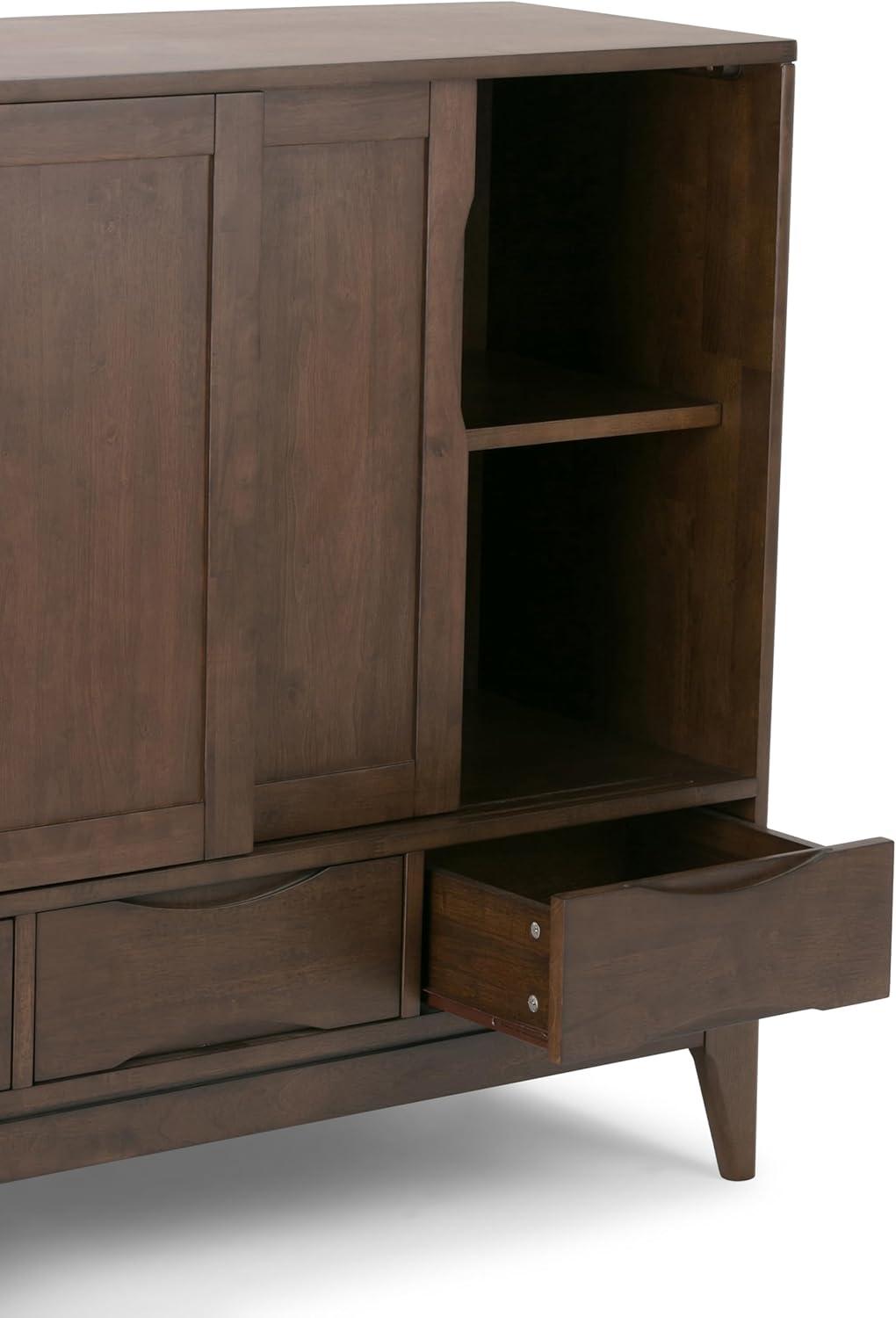 Agla Solid Wood Accent Cabinet