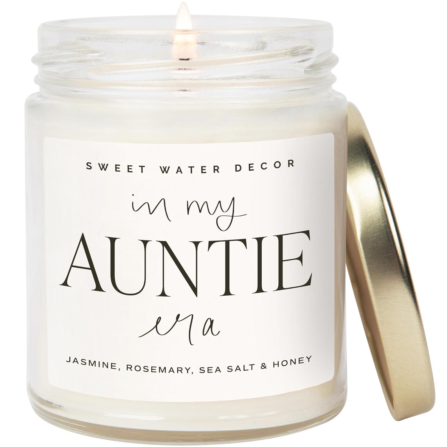 Sweet Water Decor In My Auntie Era 9oz Clear Jar Soy Candle