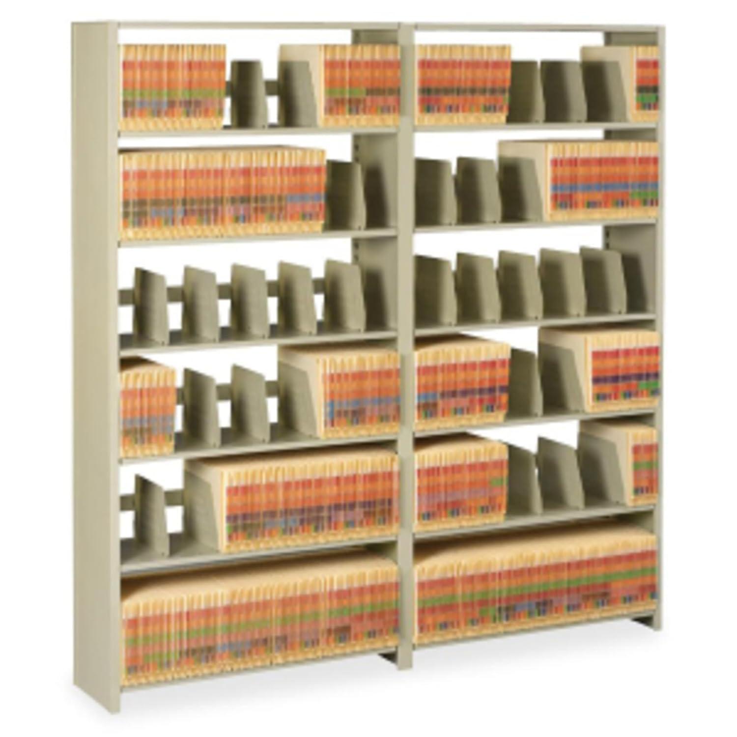 Tennsco Corp. Tennsco Snap-Together Open Shelving Units, Starter Metal Flat Files Open