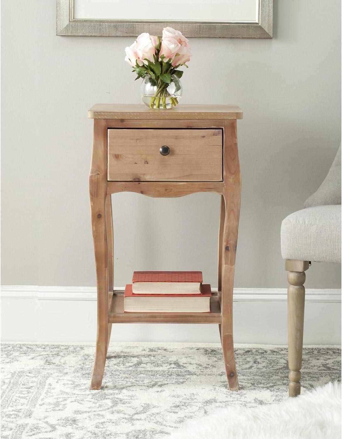 Thelma End Table - Vintage Cream - Safavieh