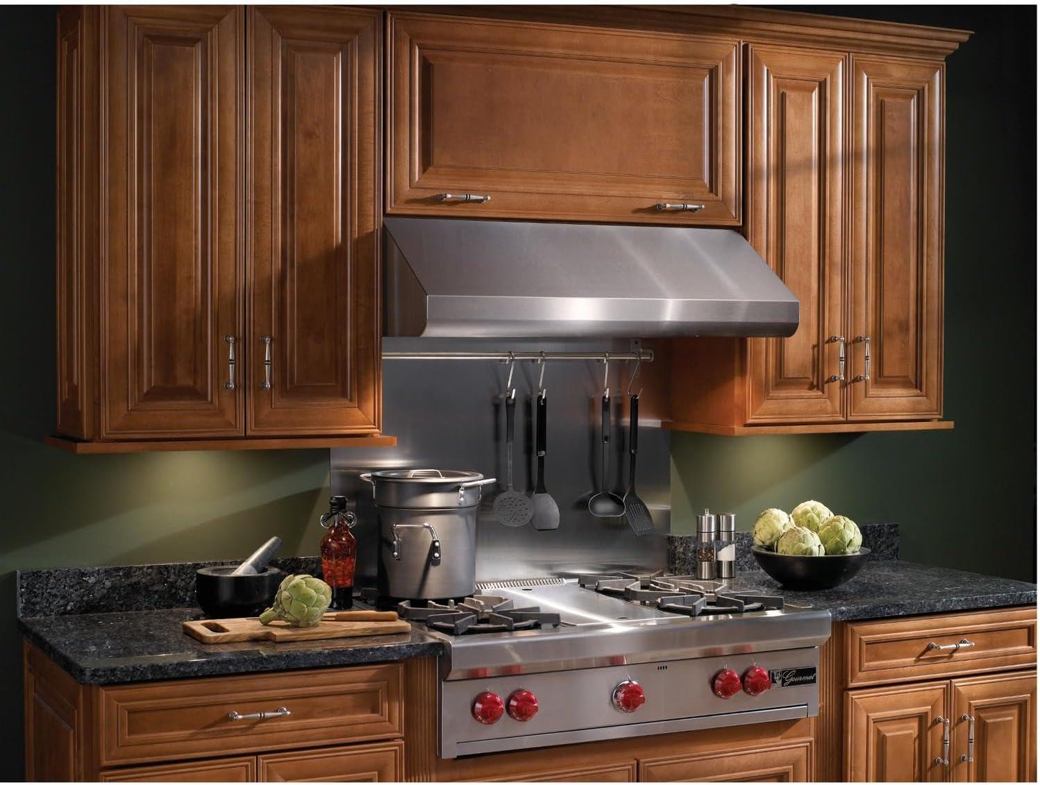 30-Inch Brushed Stainless Steel Convertible Under-Cabinet Range Hood