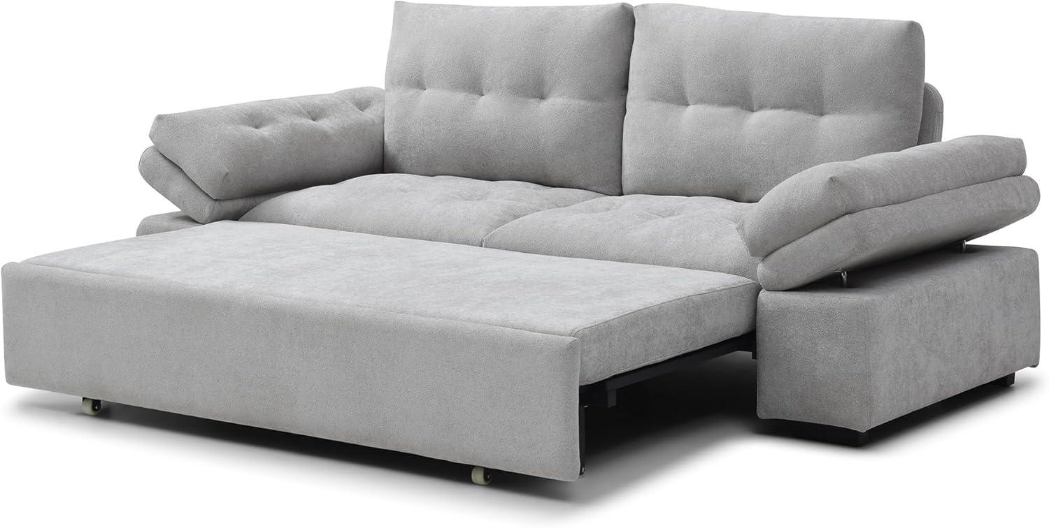 Latitude Run® Munos Full Size Convertible Sleeper Sofa, 77" Pull Out Sofa Bed