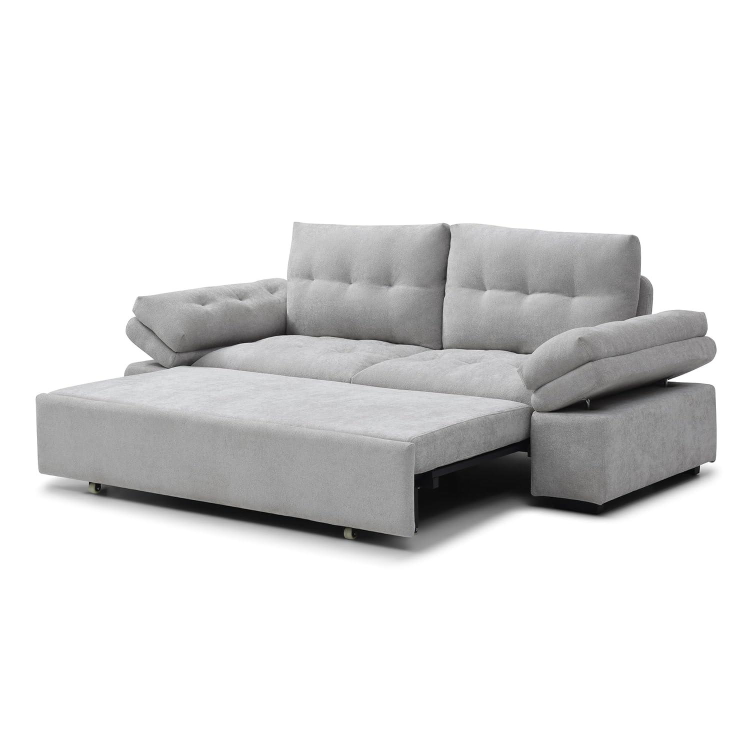 Latitude Run® Munos Full Size Convertible Sleeper Sofa, 77" Pull Out Sofa Bed