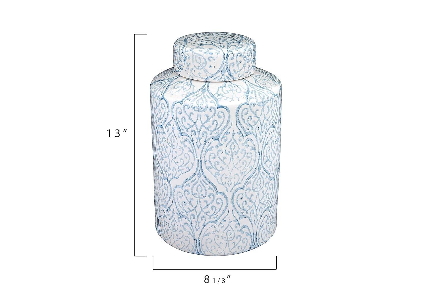 Ceramic Ginger Jar (10-1/8") - Storied Home