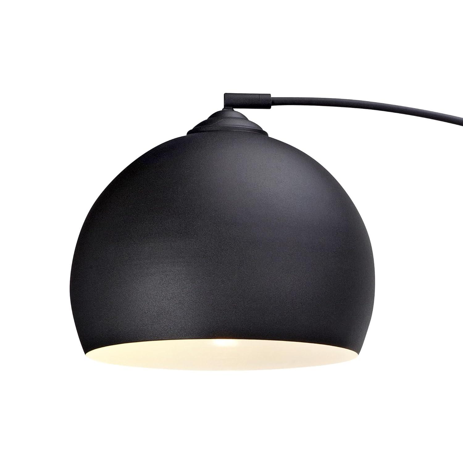 Wrought Studio™ Perlis 66.93" Arc Floor Lamp with Solid Marble Base