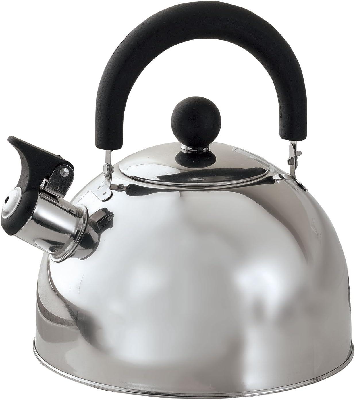 Stainless Steel Whistling Tea Kettle with Bakelite Handle