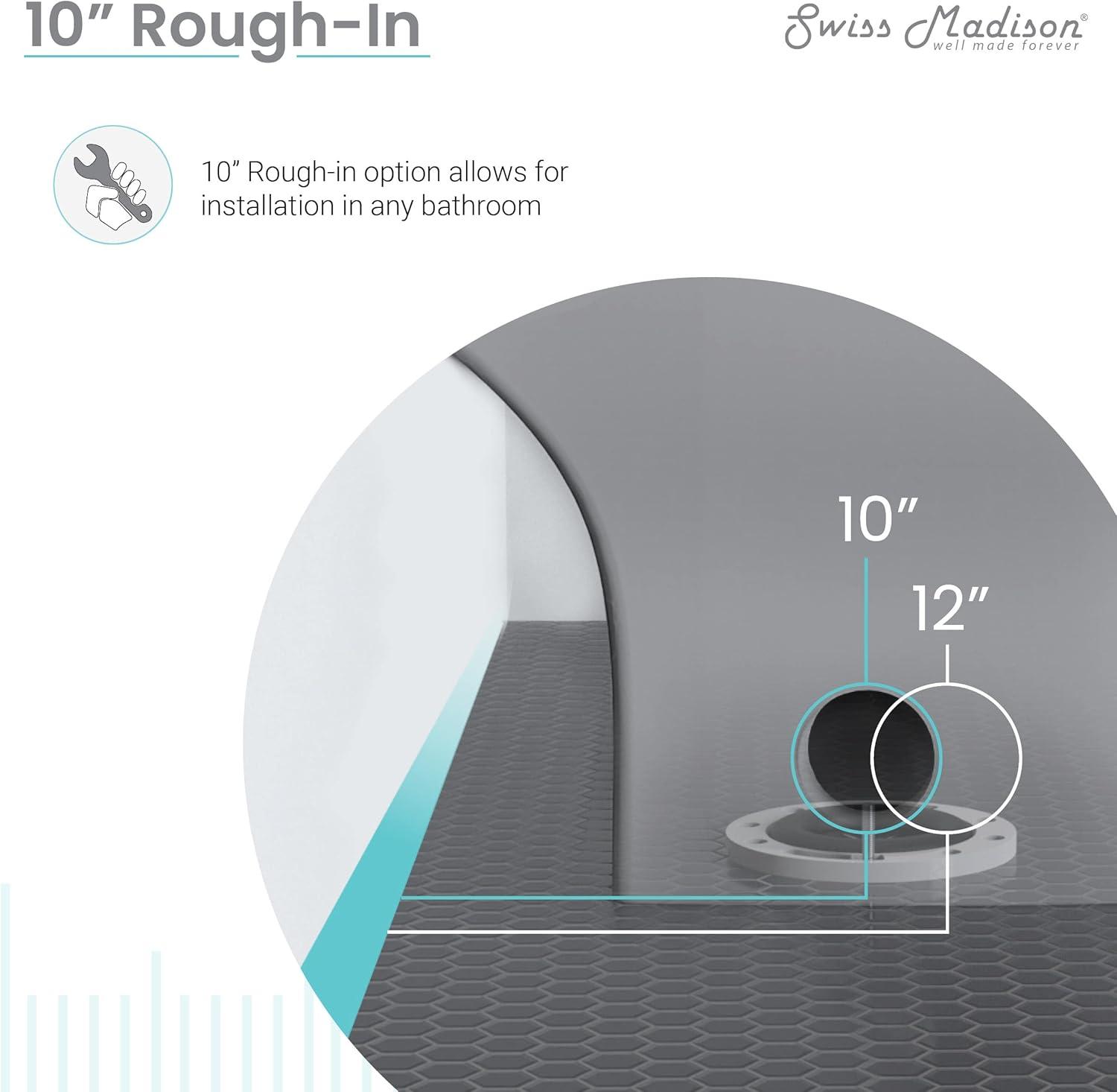 Concorde One Piece Square Toilet Dual Flush 1.1/1.6 gpf with 10" Rough In