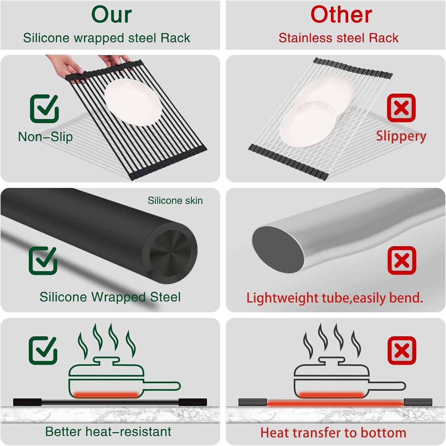 Kraus Kore Over the Sink Dish Rack