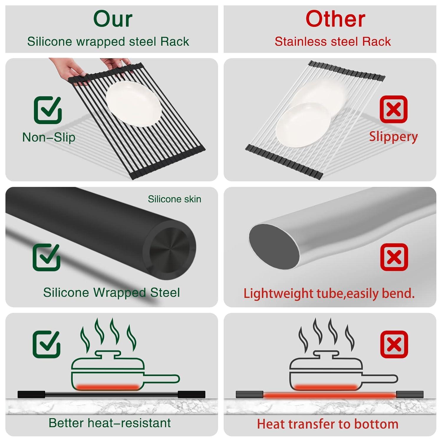 Kraus Kore Over the Sink Dish Rack