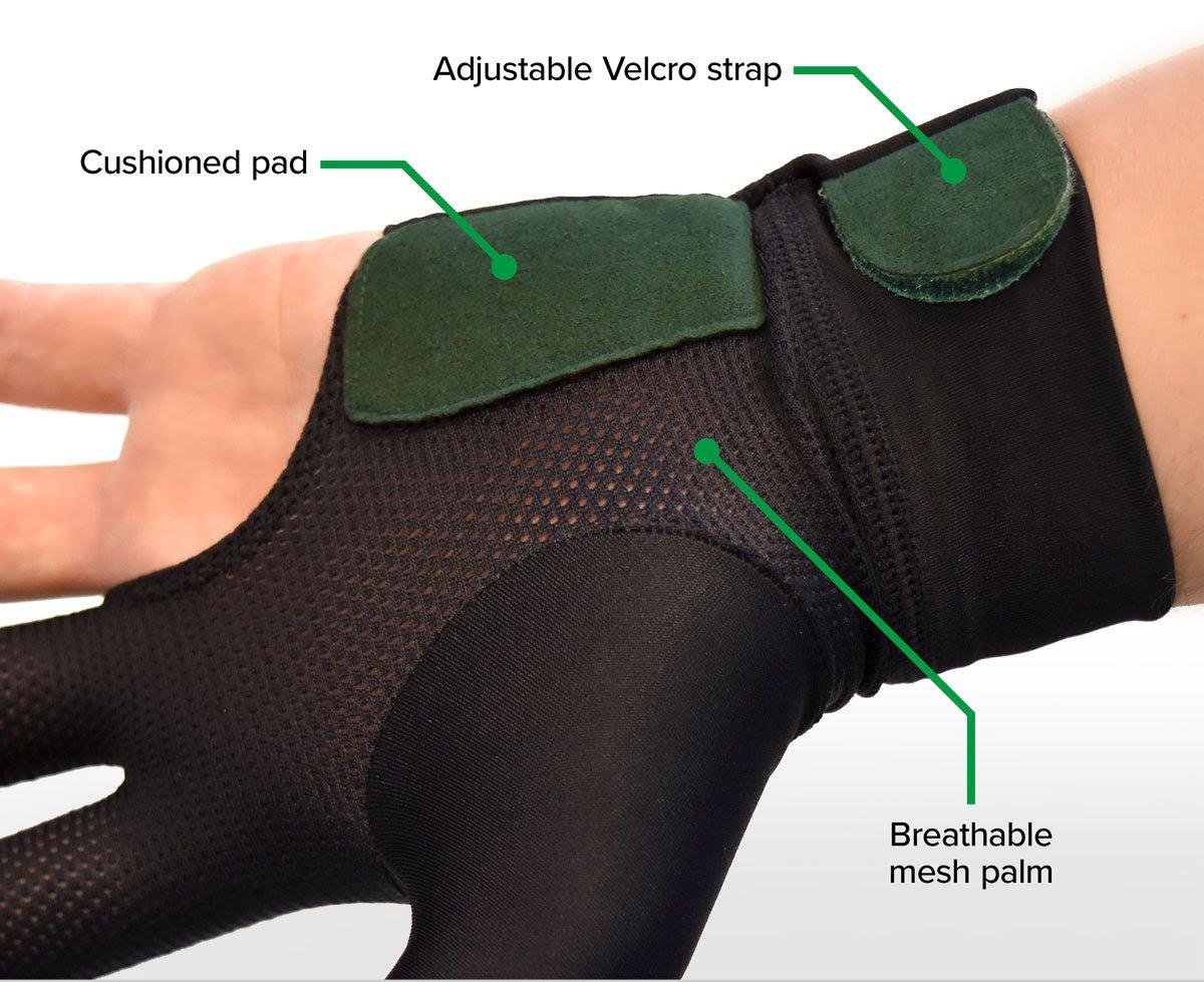 McDermott Billiard Pool Glove - Left Hand Fit for Right Handed Players - Large