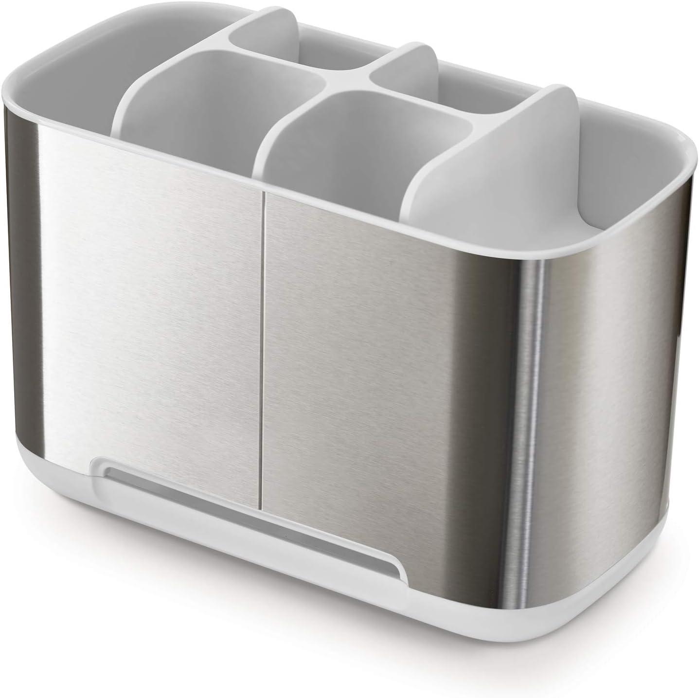 Joseph Joseph EasyStore Stainless Steel Large Toothbrush Holder