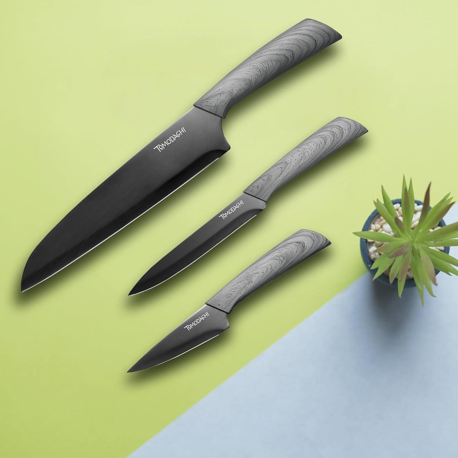 Tomodachi Raintree Ash 13 Piece Cutlery Knife Block Set