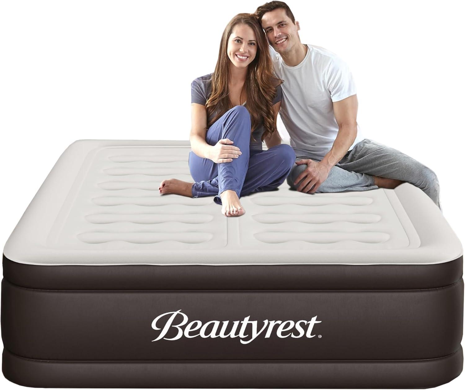 Beautyrest Queen Raised Air Mattress with Built-in Pump