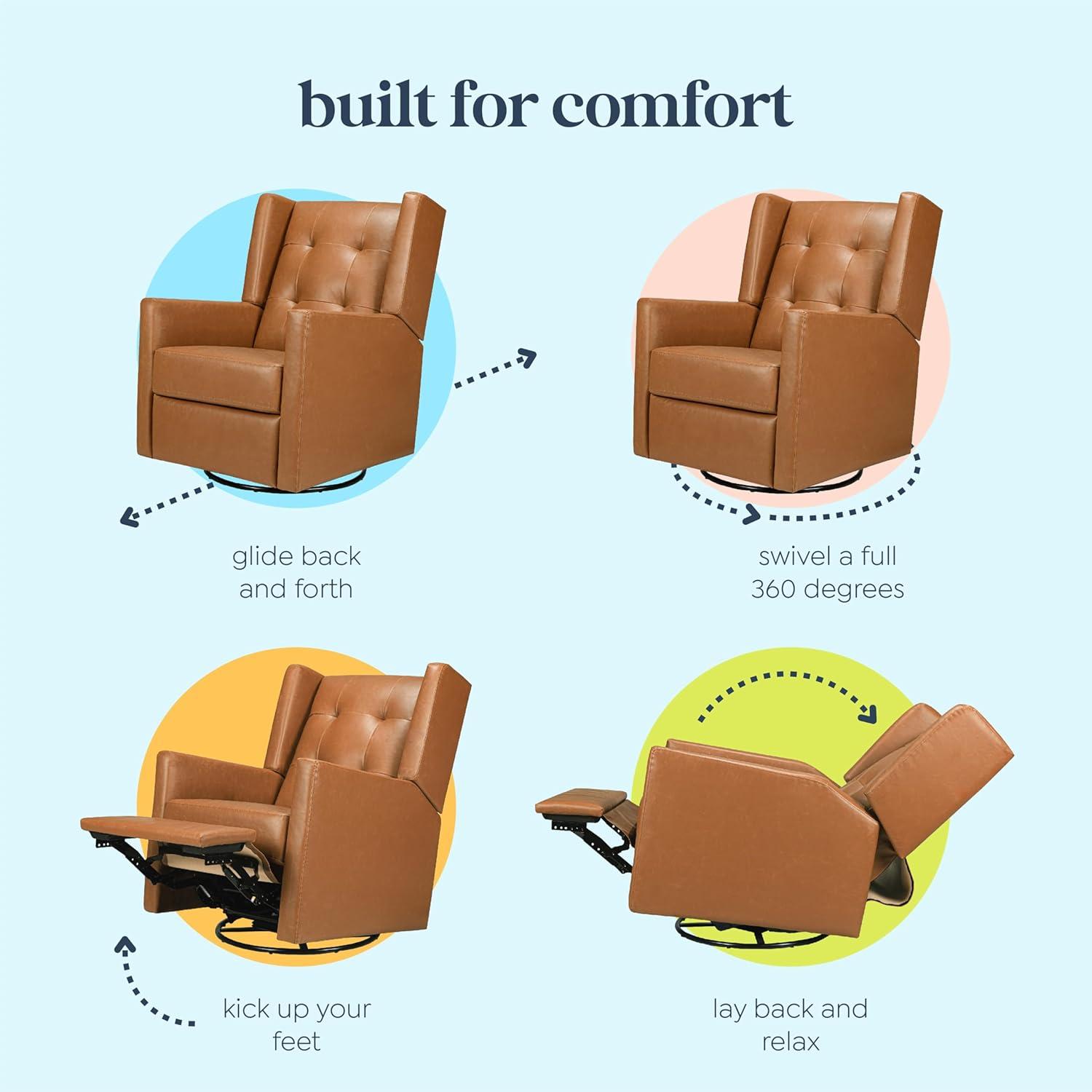 daVinci Maddox Swivel Reclining Glider