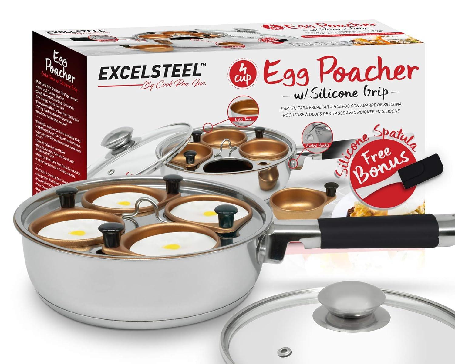 Cook Pro Cook Pro Non Stick Stainless Steel Egg Poacher