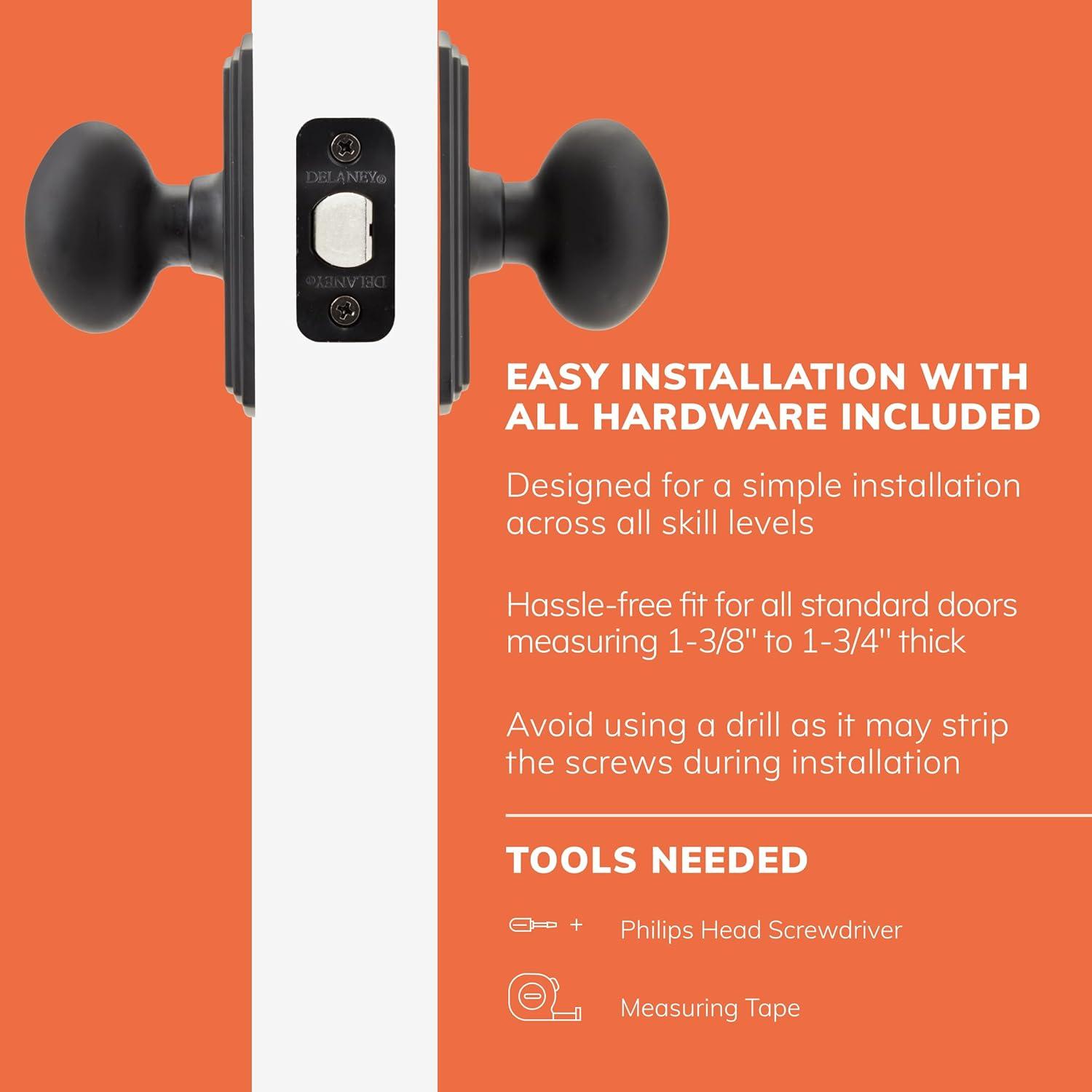 Italian Passage Door Knob