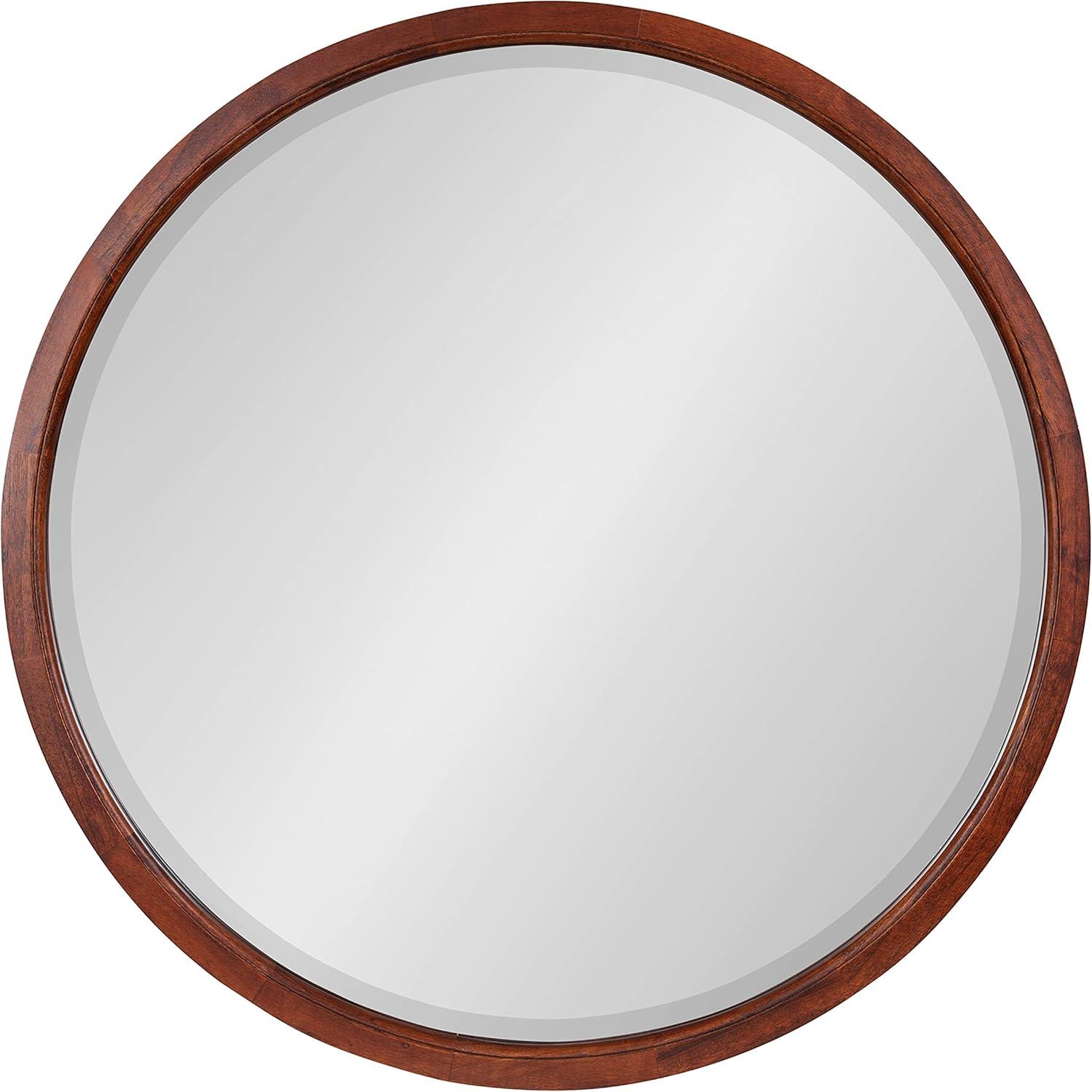 Hogan Round Framed Decorative Wall Mirror - Kate & Laurel All Things Decor