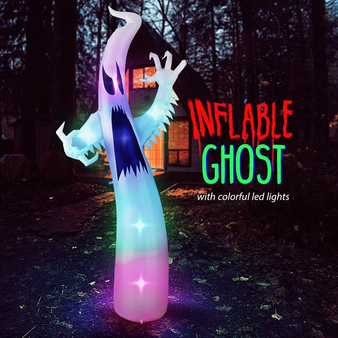 Halloween Inflatable Led White Ghost