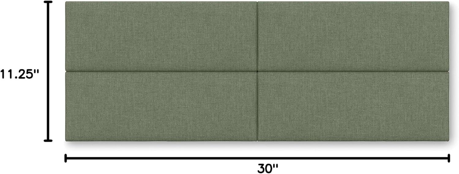 Panelist Modern Padded Headboard - Set of Wall Mounted Panels
