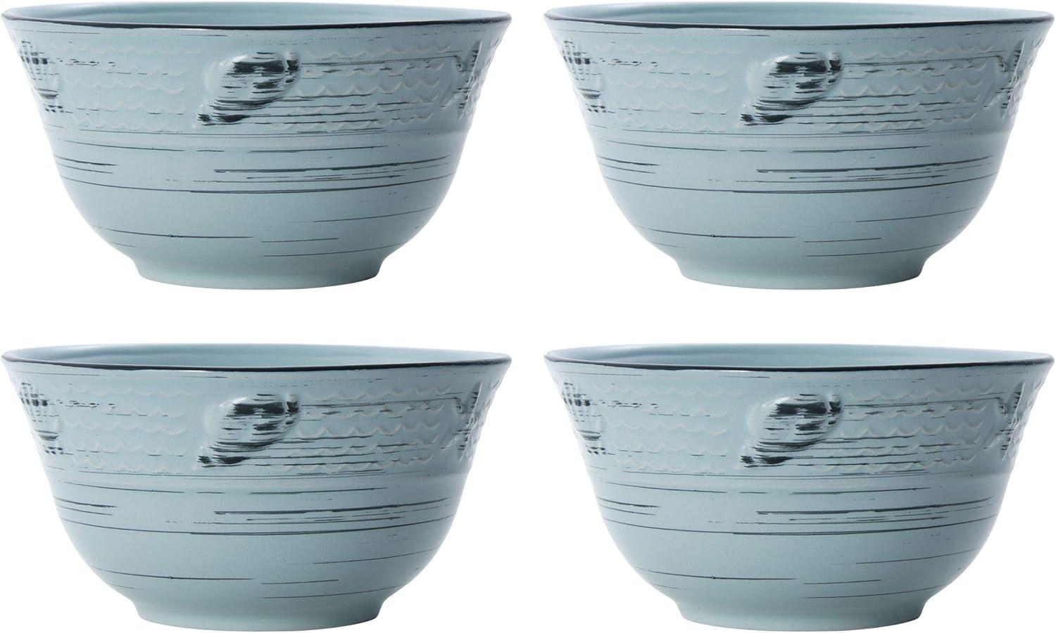 Pfaltzgraff® Trellis Coastal 16-Piece Dinnerware Set Teal