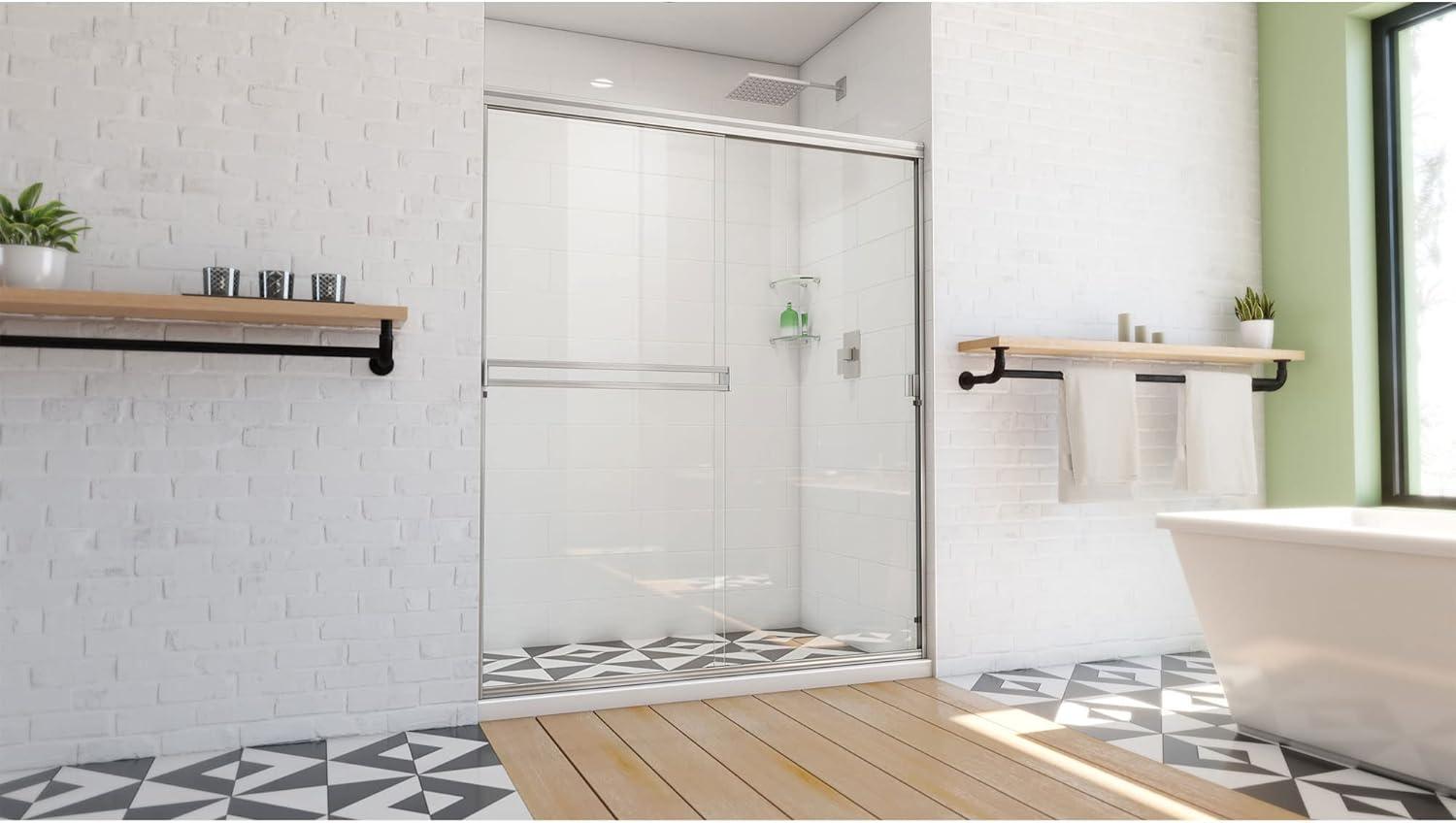 DreamLine Alliance Pro BG 56-60 in. W x 70 3/8 in. H Semi-Frameless Sliding Shower Door