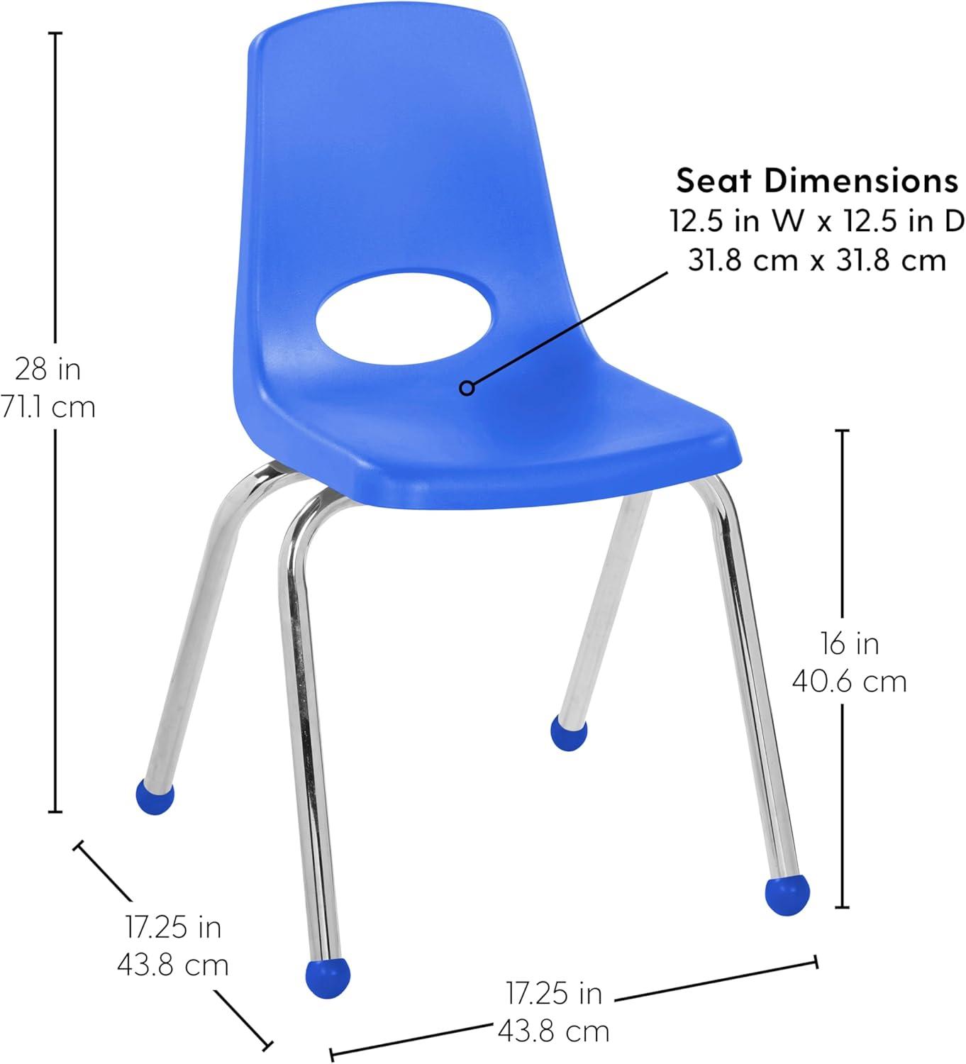 Factory Direct Partners Stacking Classroom Chair ( Set of 6 ) (Set of 6)