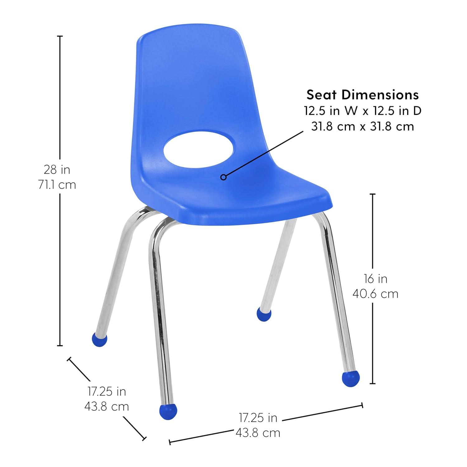 Factory Direct Partners Stacking Classroom Chair ( Set of 6 ) (Set of 6)