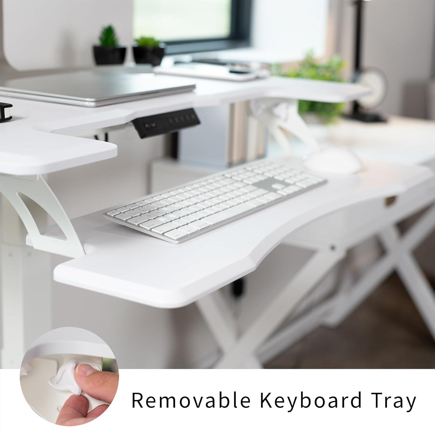 Vivo Adjustable Metal Base Standing Desk