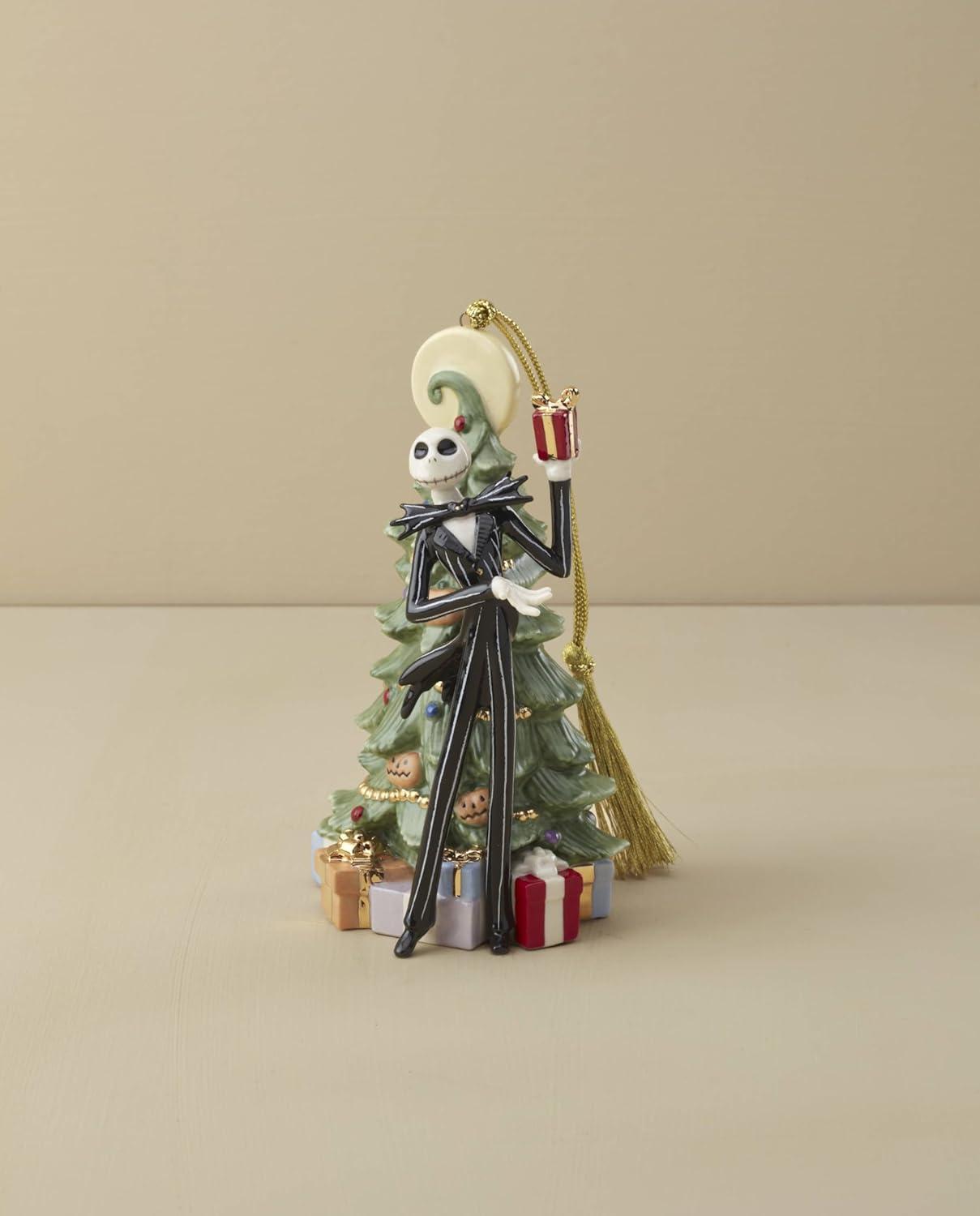 Lenox Nightmare Before Christmas Ornament 30th Anniversary, 5-inch Height, Porcelain, Home, Home D√©cor