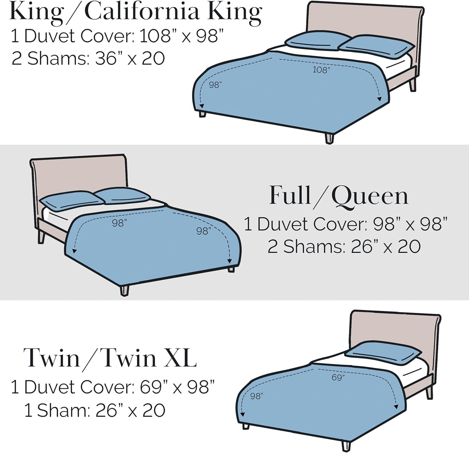 Winter Wonderland King/California King Reversible Christmas Duvet Cover Set