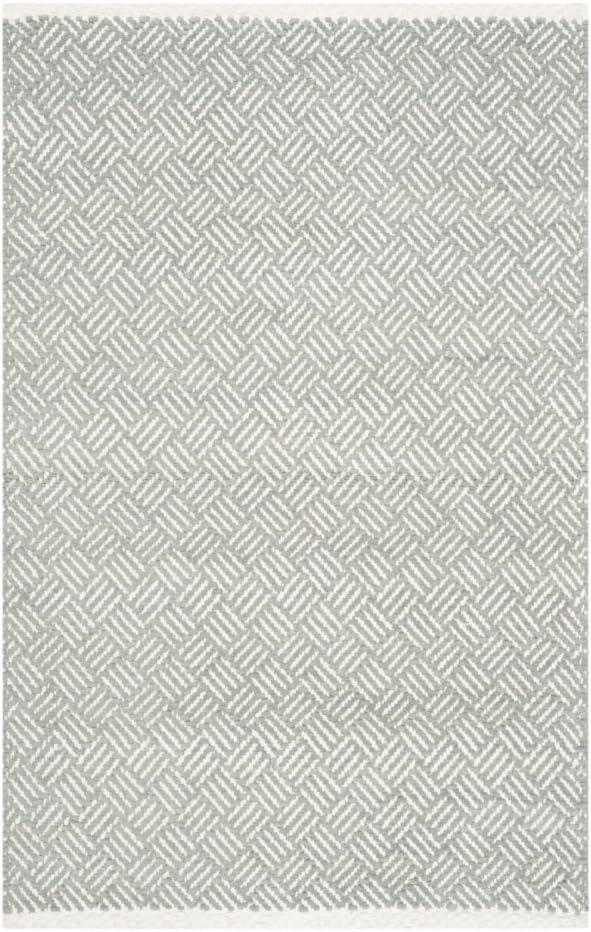 Boston BOS680 Power Loomed Area Rug - Grey - 8'x8' - Safavieh.