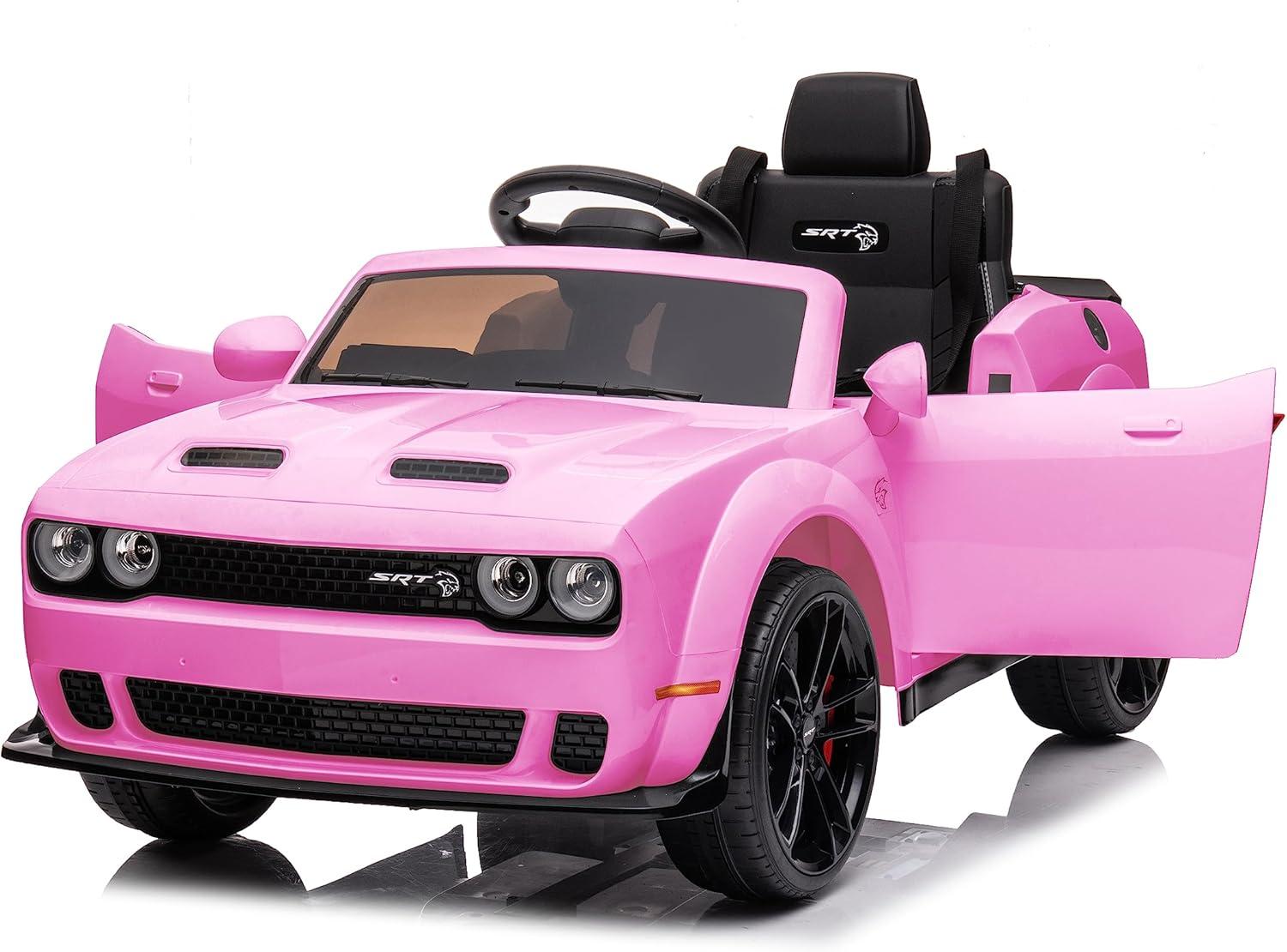 Best Ride On Cars DODGE Challenger 12V Pink