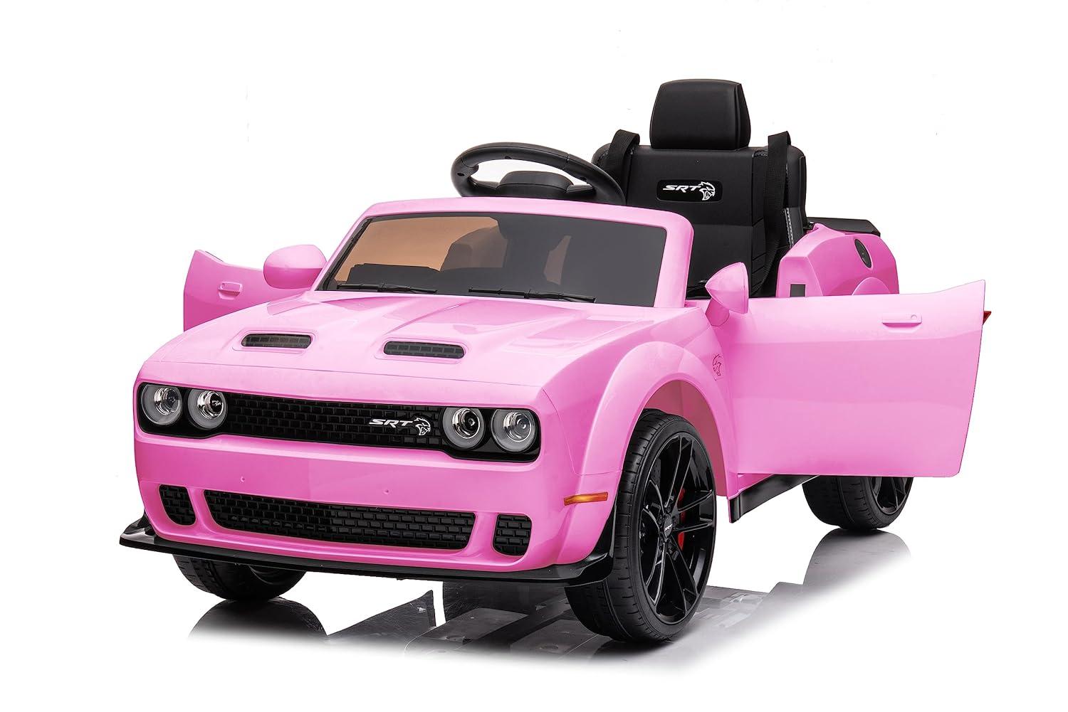 Best Ride On Cars DODGE Challenger 12V Pink