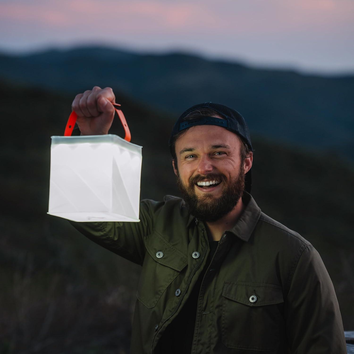 LuminAID Max QI Inflatable Solar Lantern and Charger