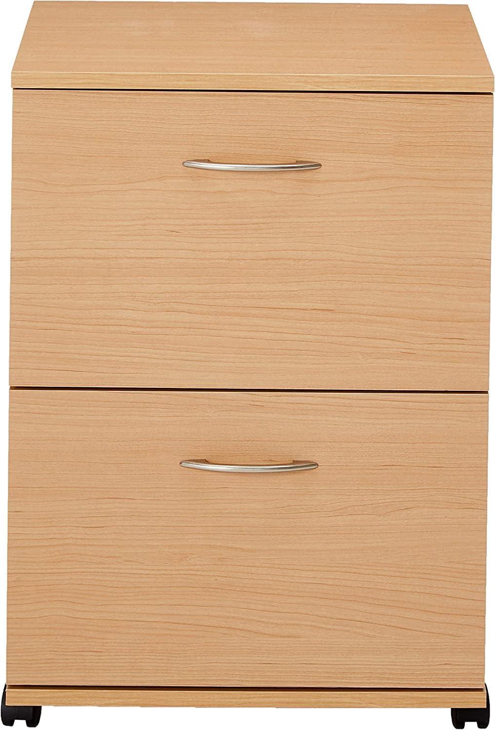 Essentials 2 Drawer Rolling Filing Cabinet - Nexera