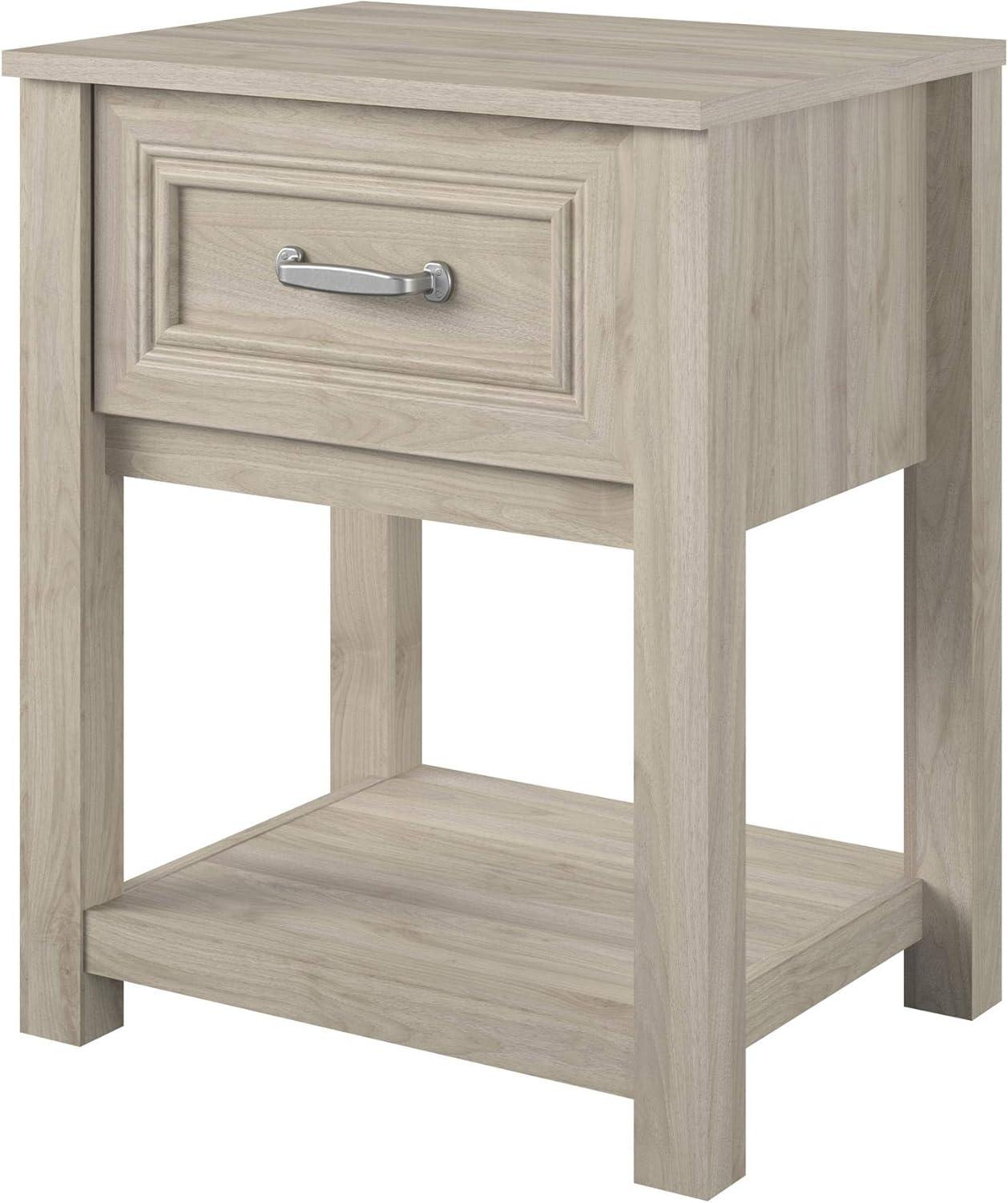 Sierra Ridge Levi Light Walnut Laminated Nightstand for Kids