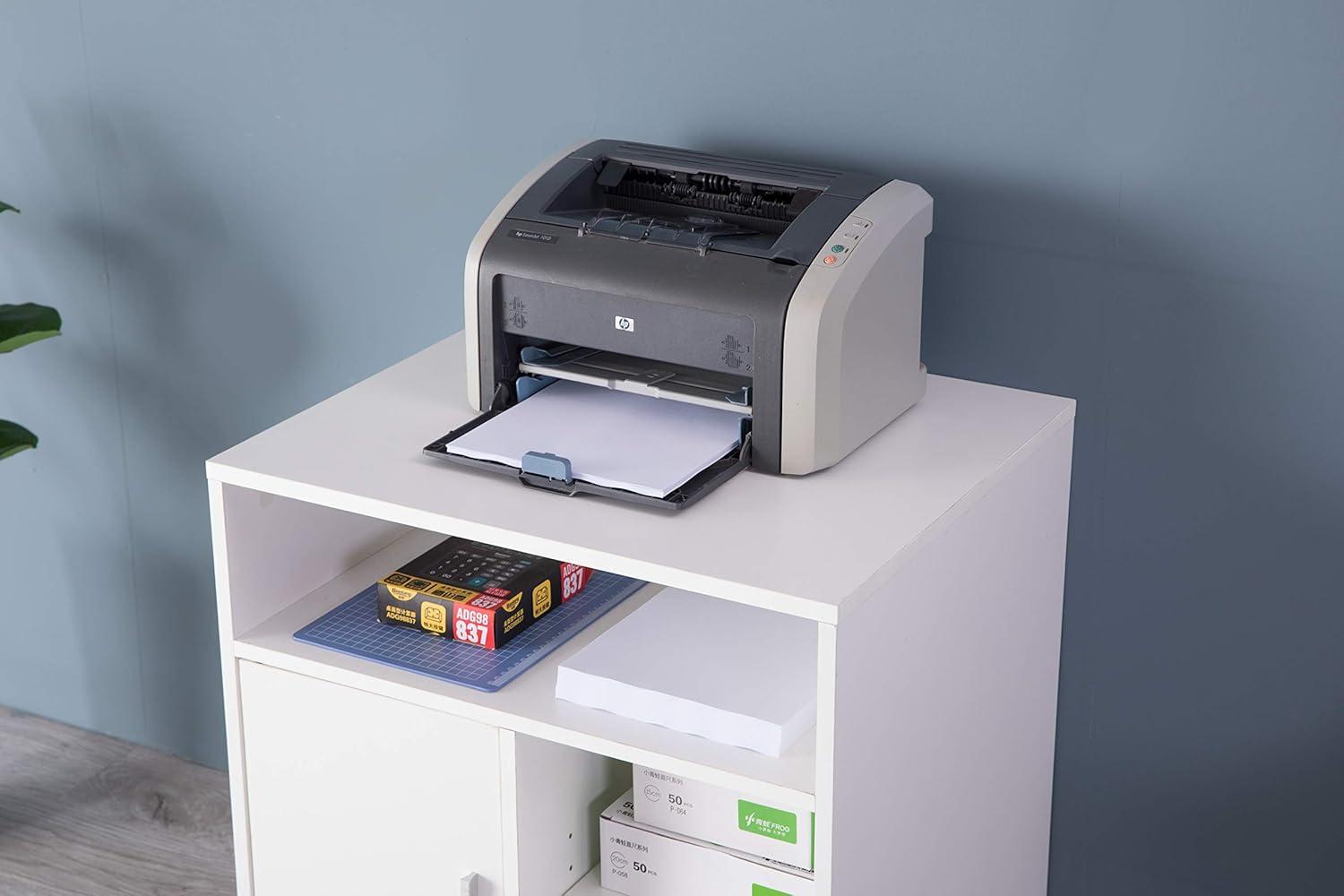 Basicwise 26'' H x 23.75'' W 1 Printer Stand with Wheels