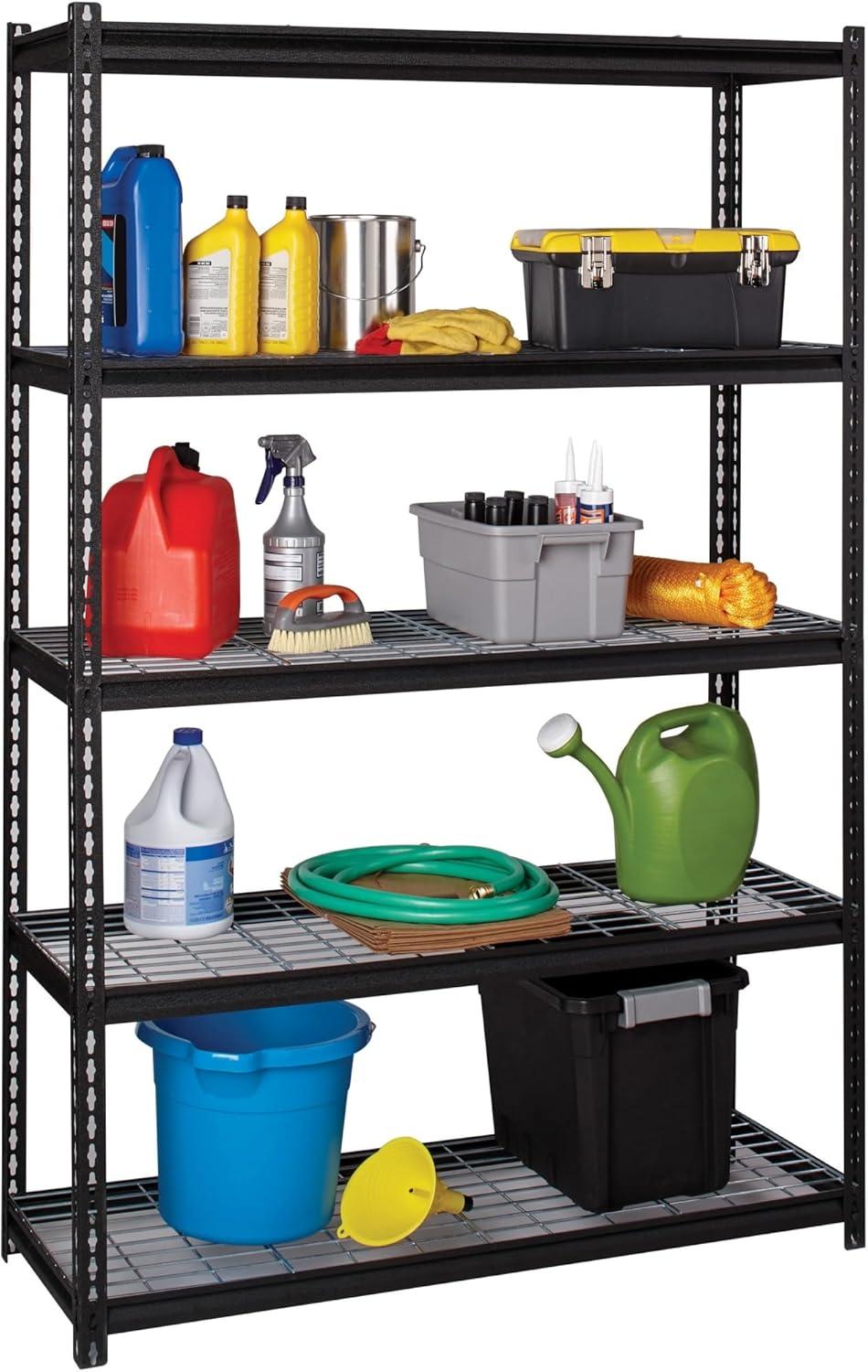 Steel Height -Adjustable Shelving Unit