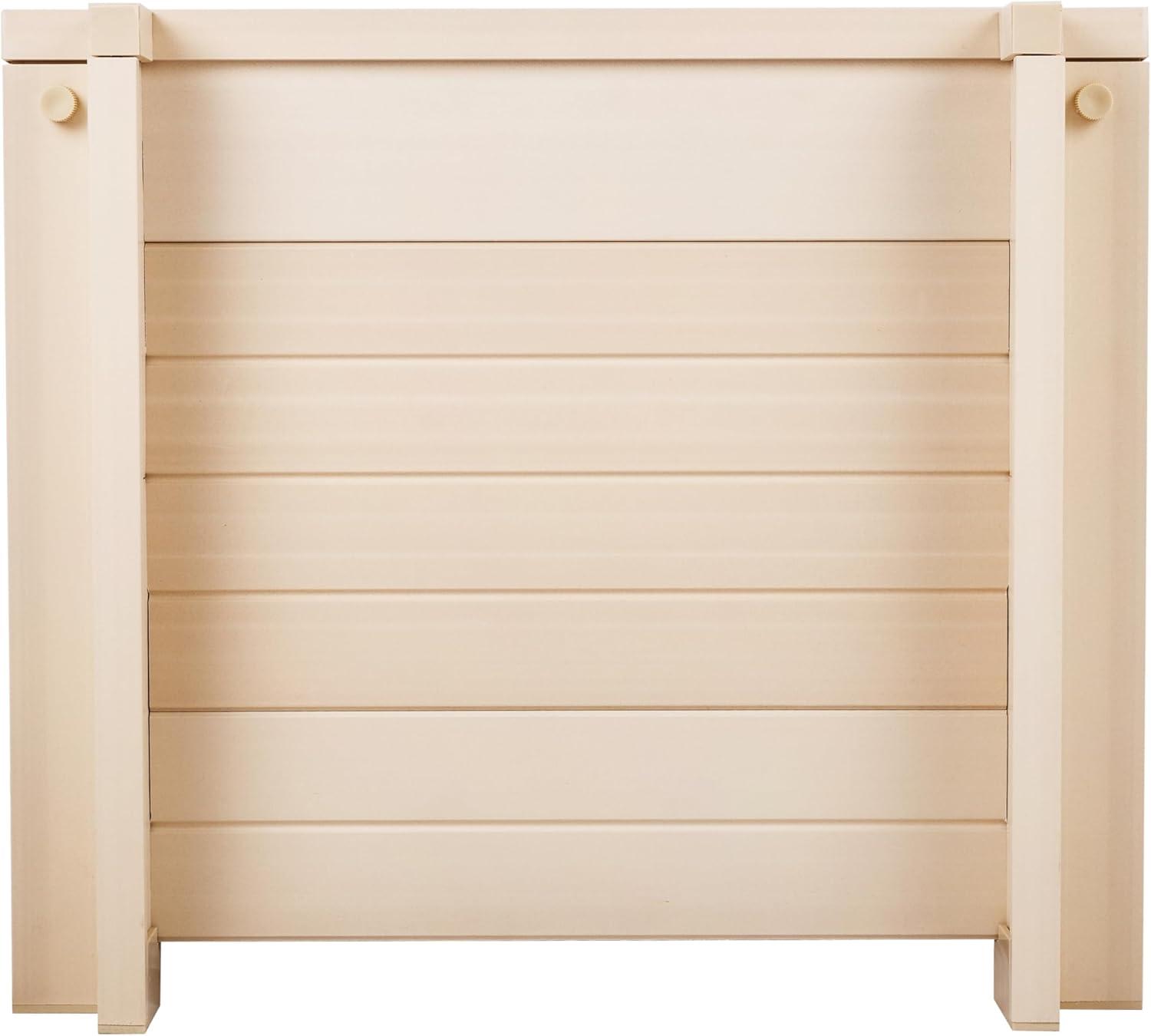 Beige Eco-Friendly 30" Wide Rectangular Planter