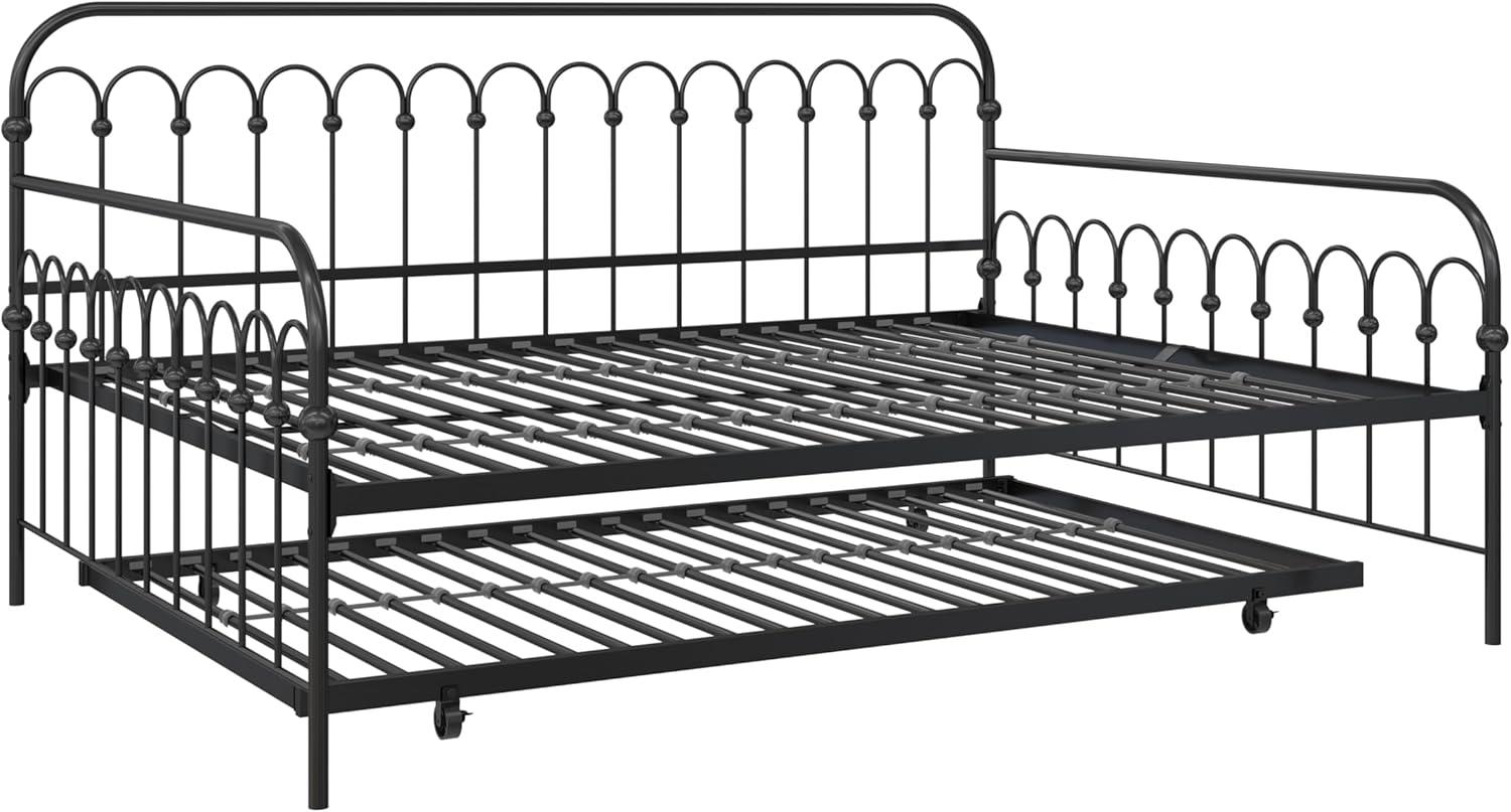 Bright Pop Metal Daybed with Trundle