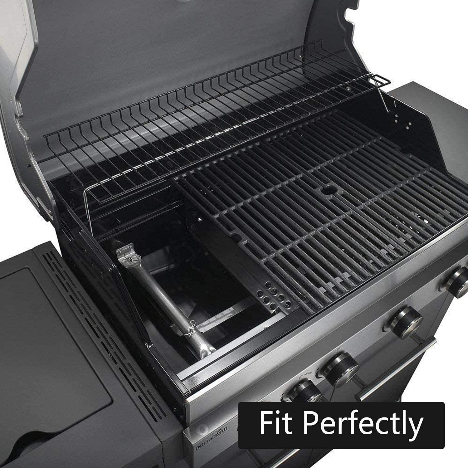 Uniflasy Grill Replacement Parts for Charbroil 463436215, 463439915, 463436214, 463436213, 467300115, 463439914, 463432114 Gas Grills, Heat Plate Shield Grill Burner Carryover Tube Grill Igniter