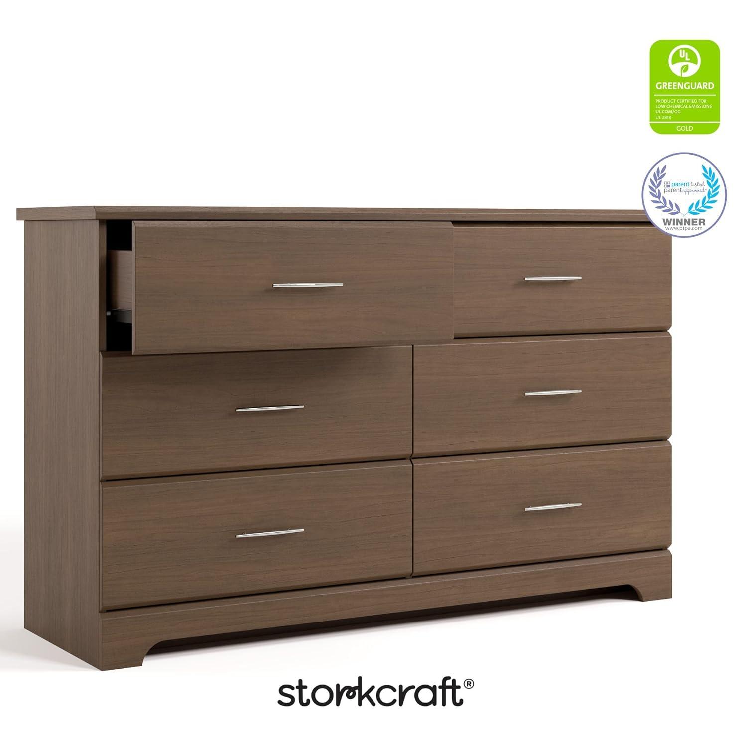 Brookside 6 Drawer Double Dresser